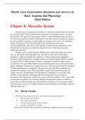 Chapter 8: Muscular System Martin Caon Examination Questions and Answers in Basic Anatomy and Physiology  Third Edition