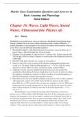 Chapter 16: Waves, Light Waves, Sound Waves, Ultrasound (the Physics of)   Martin Caon Examination Questions and Answers in Basic Anatomy and Physiology Third Edition