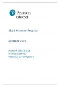 Edexcel A level Physics Paper 1,2,3 Mark Scheme June 2023 Bundle