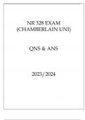 NR 328 ( CHAMBERLAIN UNI ) QNS & ANS 20232024.p