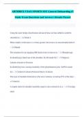ARTHREX 5 DAY SPORTS IOT General Onboarding #2 Study Exam Questions and Answers Already Passed
