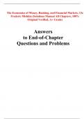 Solutions Manual For The Economics of Money, Banking and Financial Markets 13th Edition By Frederic Mishkin (All Chapters, 100% original verified, A+ Grade)