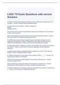 LCDC TX Exam Questions with correct Answers 100%