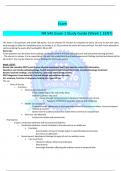 NR 545 Exam 1 Study Guide (Week 1 EENT) The exam is 50 questions and worth 100 points. You are allowed 75 minutes to complete the exam. Be sure