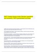 EMT Fisdap Airway exam Review questions and answers 100% guaranteed success