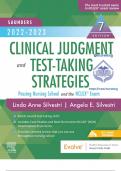 CLINICAL JUDGMENT and TEST-TAKING STRATEGIES Passing Nursing School and the NCLEX® Exam