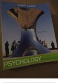 Test Bank For Psychology An Introduction 11 Th  Edition by Benjamin Lahey