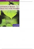 Evidence Based Practice Nurses Appraisal Application Research 2ndEd By Schmidt Brown - Test Bank