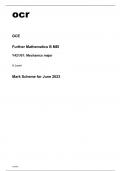 ocr A Level Further Mathematics B MEI (Y421/01) MARK SCHEME June2023.