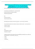 ESB(Answers for ESB Practice Test Entrepreneurship & Small Business v.2 - U.S. Practice Exam 1 Training)Questions And Answers 2023/2024.