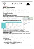 Samenvatting - Chemie 'Thema 1 - hoofdstuk 2' GO! Onderwijs