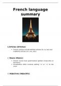 Overview of the French Language