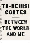 Between the World and Me by Ta-Nehisi Coates