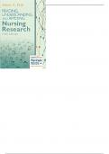Reading Understanding And Applying Nursing Reasearch 5Th Edition By James -Test Bank