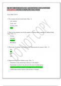 NR 507 MIDTERM EXAM 2 QUESTIONS AND ANSWERS (GRADED A)WITH COMPLETE SOLUTION