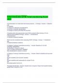 Intermediate EFM Fetal monitoring Exam 2023 Questions and Answers | Graded A