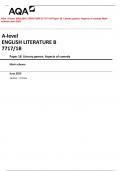 AQA A-level ENGLISH LITERATURE B 7717/1B Paper 1B Literary genres: Aspects of comedy Mark scheme June 2023 Version: 1.0 Final