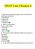 NP235 Unit 4 Realize it questions verified with 100% correct answers