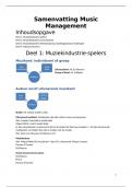 Volledige samenvatting Music Management-Artevelde