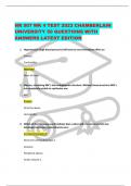 NR 507 WK 4 TEST 2023 CHAMBERLAIN UNIVERSITY 50 QUESTIONS WITH ANSWERS LATEST EDITION