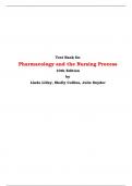 Test Bank for Pharmacology and the Nursing Process 10th Edition by Linda Lilley, Shelly Collins, Julie Snyder 