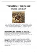 Mongol Empire: From Genghis Khan to Cultural Legacy