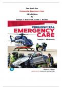 Test Bank For Prehospital Emergency Care  12th Edition By Joseph J. Mistovich, Keith J. Karren |All Chapters, Complete Q & A, Latest|
