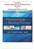 Test Bank for Pharmacology and the Nursing Process 10th Edition by Linda Lilley, Shelly Collins, Julie Snyder |All Chapters, Complete Q & A, Latest|