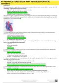 RN PEDIATRICS EXAM BUNDLE  QUESTIONS AND ANSWERS