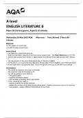 AQA A-level  ENGLISH LITERATURE B  Paper 1B Literary genres: Aspects of comedy  7717-1B-QP-EnglishLiteratureB-A-24May23