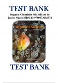 Test Bank for Organic Chemistry 4th Edition By Janice Smith 