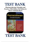 Test Bank For Pharmacotherapy Principles and Practice 5th Edition by Marie A. Chisholm-Burns