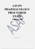 ATI PN  PHARMACOLOGY  PROCTORED  EXAM Version 24