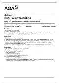 AQA A-level ENGLISH LITERATURE B Paper 2A   Texts and genres: Elements of crime writing 7717-2A-QP-EnglishLiteratureB-A-8Jun23