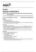 AQA A-level ENGLISH LITERATURE A Paper 2B Texts in shared contexts: Modern times: Literature from 1945 to the present day 7712-2B-QP-EnglishLiteratureA-A-8Jun23