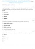 WGU C458 HEALTH, FITNESS AND WELLNESS (OA) OBJECTIVE ASSESSMENT EXAM ACTUAL EXAM TEST BANK 318 QUESTIONS AND CORRECT DETAILED ANSWERS WITH RATIONALES|ALREADY GRADED A+