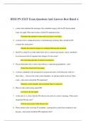 HESI PN EXIT Exam Questions And Answers Best Rated 