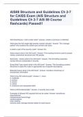 AIS08 Structure and Guidelines Ch 2-7 for CAISS Exam (AIS Structure and Guidelines Ch 2-7 AIS 08 Course flashcards) Passed!!