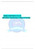 NR602 MIDTERM EXAM,, 2023//2024 Chamberllaiin Collllege of Nursiing NR 602 MIDTERM EXAM, Chamberlain College of Nursing Course Code: NR602 Course Title: Primary Care of the Childbearing and Childrearing Family 1. Role-play with equipment during the course