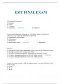 EMT FINAL EXAM