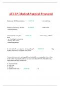 ATI RN Medical-Surgical Proctored 2023/2024 REVIEW