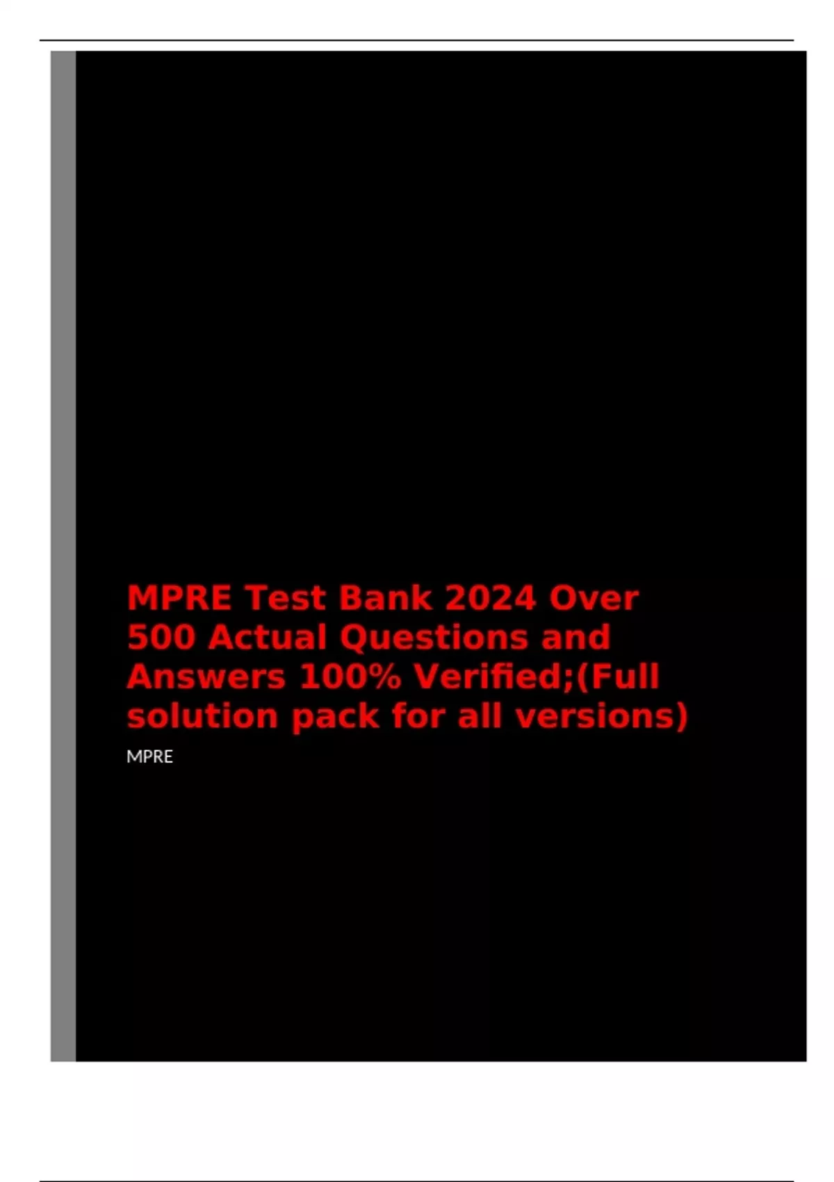 Mpre Test Dates 2024 Pdf Lita Sherri