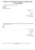 Chapter 27 - Nucleosides, Nucleotides, and Nucleic Acids (Test Bank)