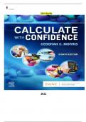 Test Bank Calculate with Confidence by Deborah C. Morris (8TH EDITION)| Complete Guide ALL Chapters 1-24 (Updated for 2024) pdf pdf