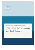 United States Medical Licensing Examination® (USMLE®) 2021 USMLE Committees and Task Forces