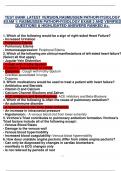 TEST BANK LATEST VERSION,RASMUSSEN PATHOPHYSIOLOGY EXAM 1/ RASMUSSEN PATHOPHYSIOLOGY EXAM 2 AND VERIFIED QUESTIONS & HIGHLIGHTED ANSWERS RANKED A+.