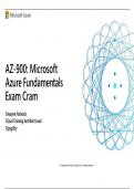 AZ-900: Microsoft Azure Fundamentals Exam Cram Dwayne Natwick Cloud Training Architect Lead