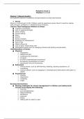 NUR 336 PEDS Exam 2 Modules 3, 4, & 5 - Arizona College 