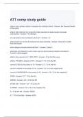 ATT comp study guide latest updated