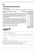 AQA AS FURTHER MATHEMATICS Paper 2 Discrete 7366-2D-QP-Mathematics-AS-19May23